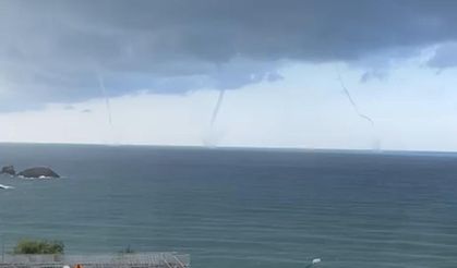 Karadeniz’de üç’lü hortum