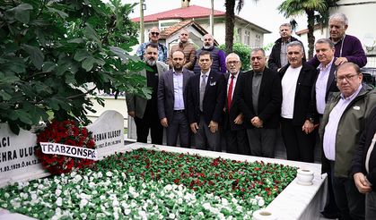 Trabzonspor kurucu başkanı Ali Osman Ulusoy kabri başında anıldı