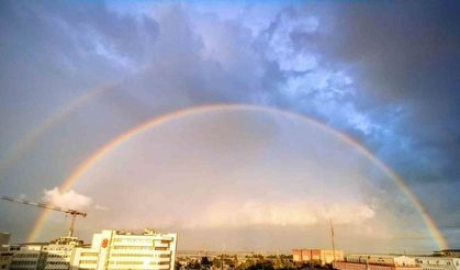 Yağmur sonrası Samsun’dan kartpostallık manzara