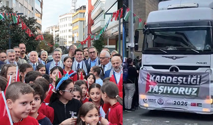 10 Tır dolusu yardım,Mersin limanında AFAD’a teslim edilecek oradan da Gazze’ye ulaşacak