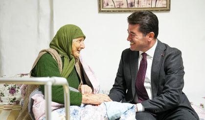 Başkan Kaya,Neriman teyzenin evini tepeden tırnağa yeniletti