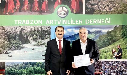 Külekçi'ye teşekkür belgesi