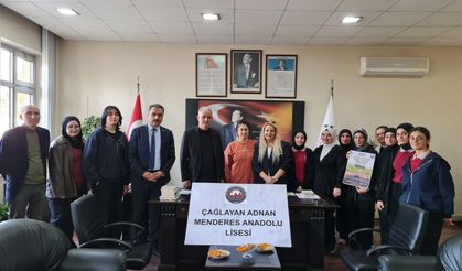 Çağlayan Adnan Menderes Anadolu Lisesi'nden anlamlı proje