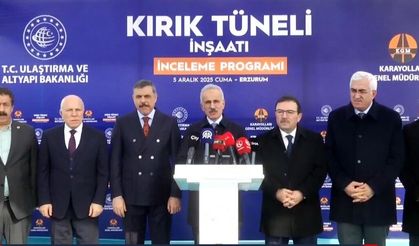 Bakan Uraloğlu: "Rize ve Erzurum yolu 52 kilometre kısalacak"