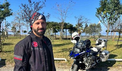 Trabzonlu iki arkadaşın iki teker üzerinde ‘Umre’ serüveni