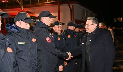 Başkan Genç'ten Yılbaşında görev yapacak personele ziyaret