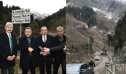 Başkan Genç,Çamlıktepe'de afet bölgesini inceledi