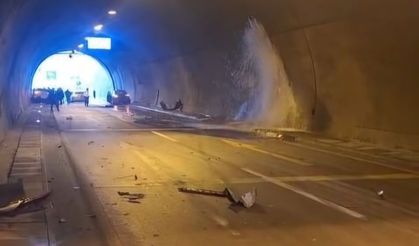 Araklı Tüneli'nde kaza: 4 yaralı