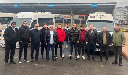 Yomra Minibüs Durağı'ndan Başkan Genç'e teşekkür