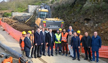 Akçaabat'ta içme suyu altyapısı güçleniyor