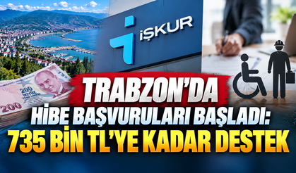 Trabzon’da iş kuracaklara 735 bin TL’ye kadar hibe