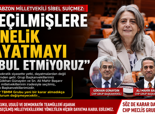 Sibel Suiçmez:'Söz de karar da CHP meclis grubunundur'