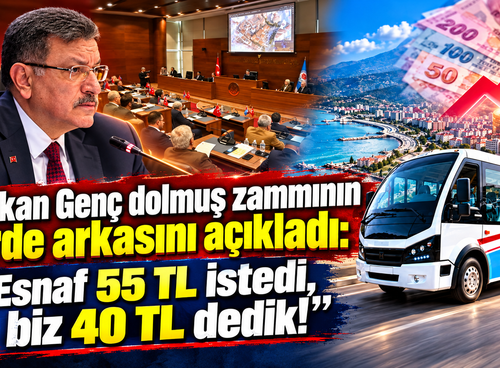 Trabzon'da dolmuş zammının perde arkası! Başkan Genç anlattı