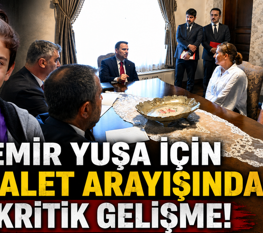 Bakan Gürlek Emir Yuşa’nın ailesiyle buluştu