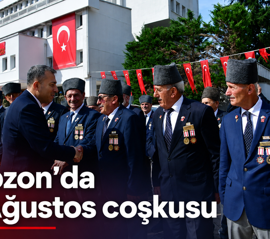 Trabzon’da 30 Ağustos Zafer Bayramı coşkuyla kutlandı