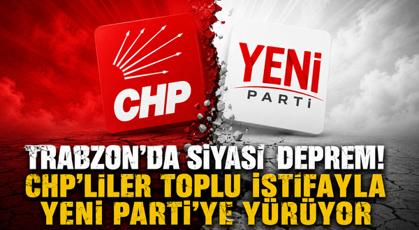Özgür Özel'in çağrısı Trabzon'da karşılık buldu! CHP'den toplu istifa