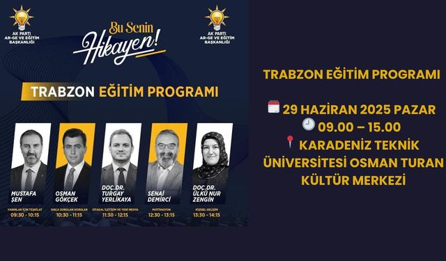 AK Parti Trabzon Teşkilatına Liderlik Eğitimi