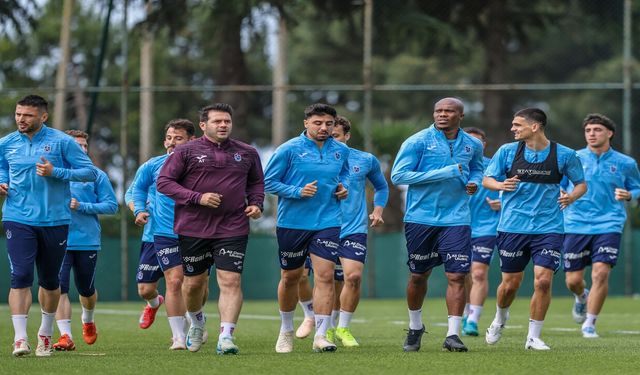 Trabzonspor'da kamp öncesi yoğun mesai