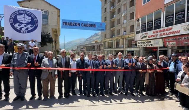 Şemdinli'de ‘Trabzon caddesi' açıldı