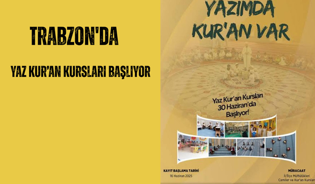 Başlangıç Tarihi: 30 Haziran Pazartesi