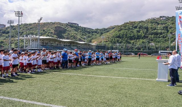 Trabzonspor Futbol Okulları Yaz Kampının ilk etabı sona erdi