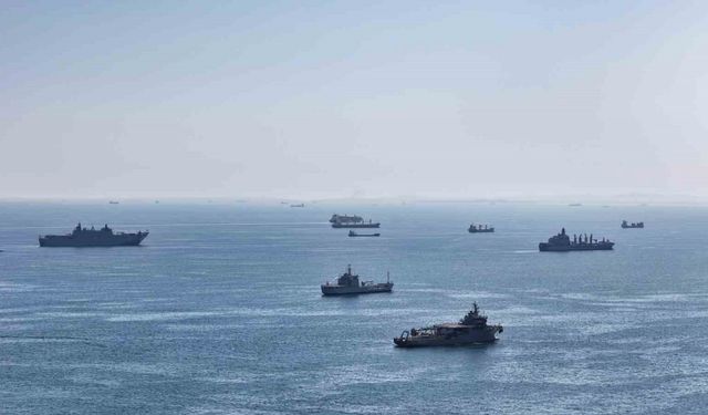 AKINCI TİHA’nın İDEF provası havadan görüntülendi