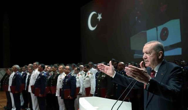 Cumhurbaşkanı Erdoğan: "Terörsüz Türkiye’ ve ‘terörsüz bölge’ hedeflerimize doğru kararlı, ümitli ve dikkatli bir şekilde ilerliyoruz"