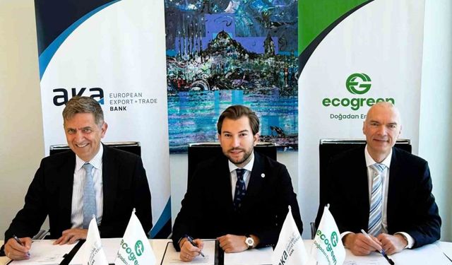 Ecogreen Enerji, Alman bankasıyla 76,7 milyon Euro tutarında finansman sözleşmesi imzaladı