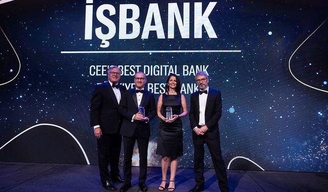 İş Bankası’na ‘Orta ve Doğu Avrupa’nın En İyi Dijital Bankası’ ödülü