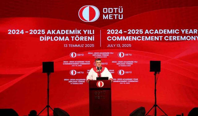 ODTÜ Rektörü Prof. Dr. Yozgatlıgil: "Dünyada bir ODTÜ mezunu, izini projelerle, fikirlerle ve bir insana dokunarak bırakır"
