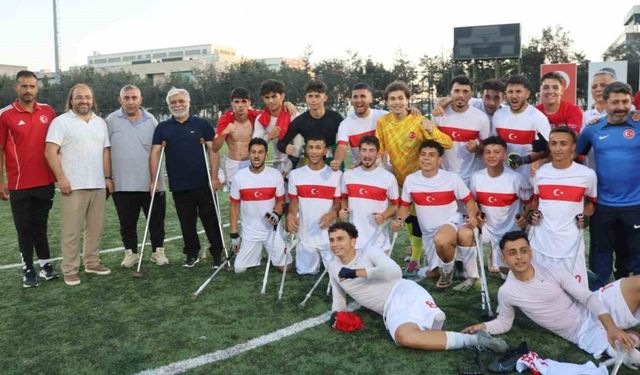 U23 Ampute Futbol Milli Takımı, Polonya’yı mağlup etti