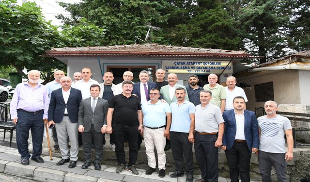 Başkan Genç, Çatak Dolmuş Durağı’nda talepleri dinledi