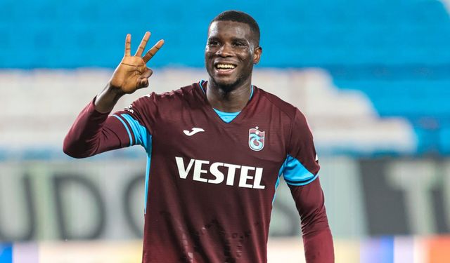 Trabzonspor, Njeryalı golcü Paul Onuachu ile 3+1 yıllık sözleşme imzaladı.