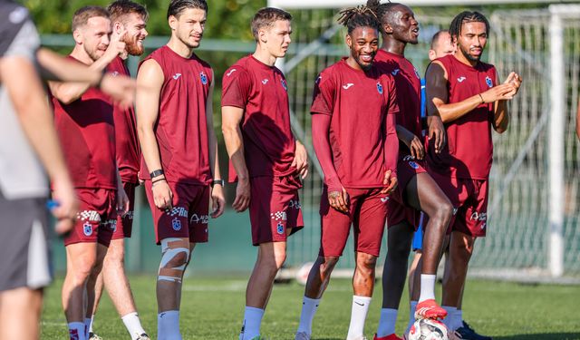 Trabzonspor , akşam antrenmanını tamamladı