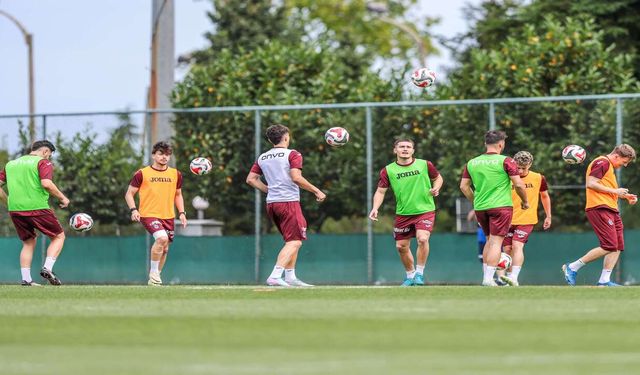 Trabzonspor ,sabah antrenmanını tamamladı