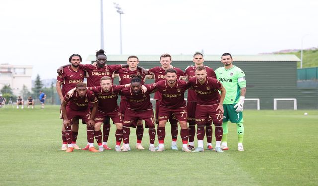 Trabzonspor, Dinamo Tiflis ile hazırlık maçı yaptı