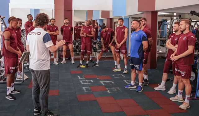 Trabzonspor, yeni sezon hazırlıklarını bugün 10.00'da yaptığı antrenmanla sürdürdü.