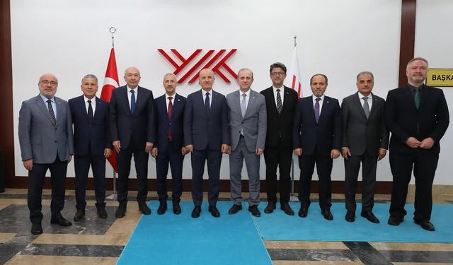 KTÜ Rektörü Prof.Dr.Hamdullah Çuvalcı’dan YÖK Başkanı Prof.Dr.Erol Özvar’a ziyaret