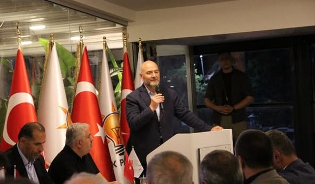 Süleyman Soylu Sarıyer Danışma Meclisi’nde konuştu: “Siyaset bir fikirdir”