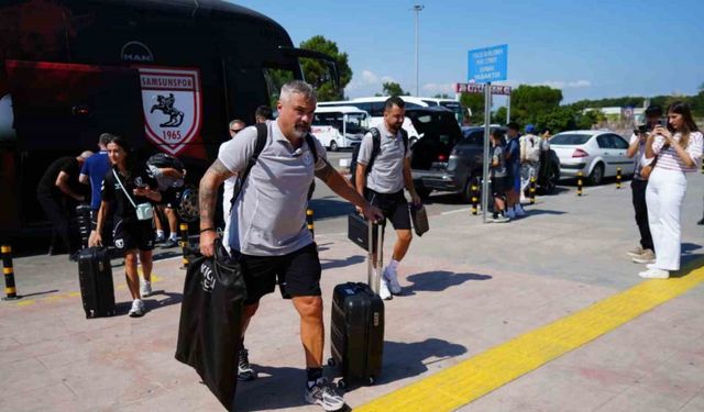 Samsunspor, Panathianikos maçı için Atina’ya gitti