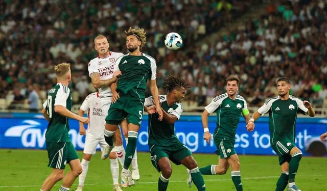UEFA Avrupa Ligi: Panathinaikos: 2 - Samsunspor: 1 (Maç sonucu)