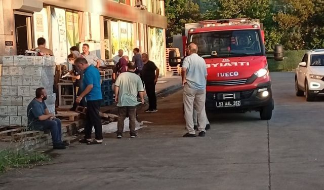 Yük asansörüne sıkışan şahıs hayatını kaybetti