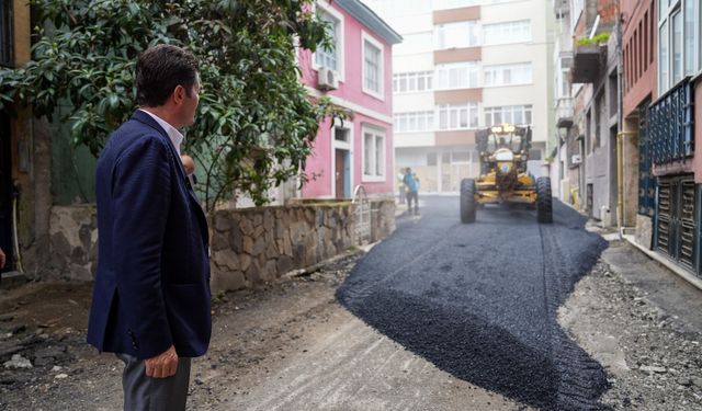 Ortahisar'da asfalt seferberliği