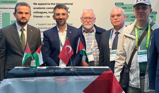 KTÜ’den EAIE 2025’te Filistin’e tam destek