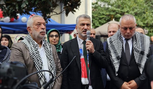 Mumcu: “Filistin’in yanında olmaya devam edeceğiz”