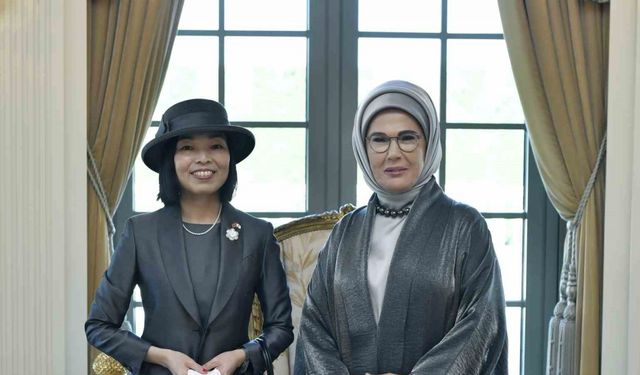Emine Erdoğan, Japonya Altes Prensesi Mikasa ile görüştü