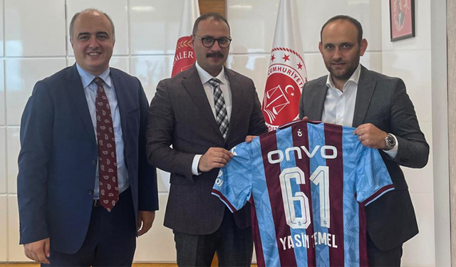 Trabzonspor'dan Başkan Yasin Temel'e ziyaret