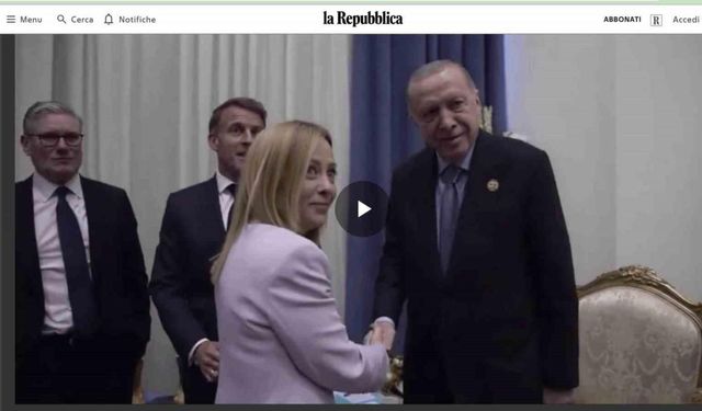 Cumhurbaşkanı Erdoğan’ın İtalya Başbakanı Meloni’ye sigara uyarısı İtalya basınında