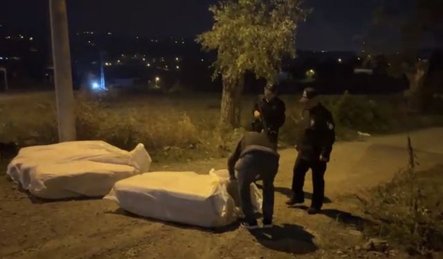 Samsun’da gece açık alandaki çuvallardan 215 bin uyuşturucu ele geçirildi: 2 gözaltı