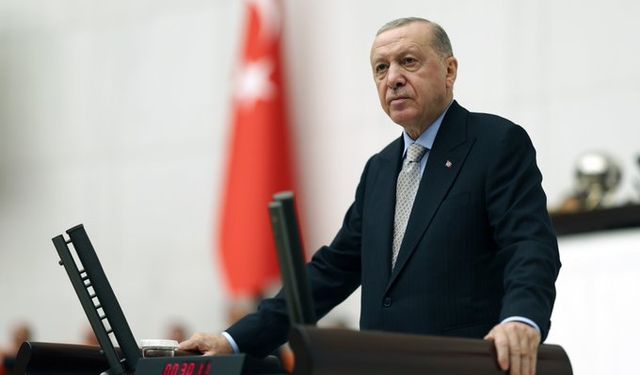 Cumhurbaşkanı Erdoğan:"Türkiye Cumhuriyeti Devleti hiçbir dünyevi güç karşısında diz çökmez, boyun eğmez, taviz vermez''